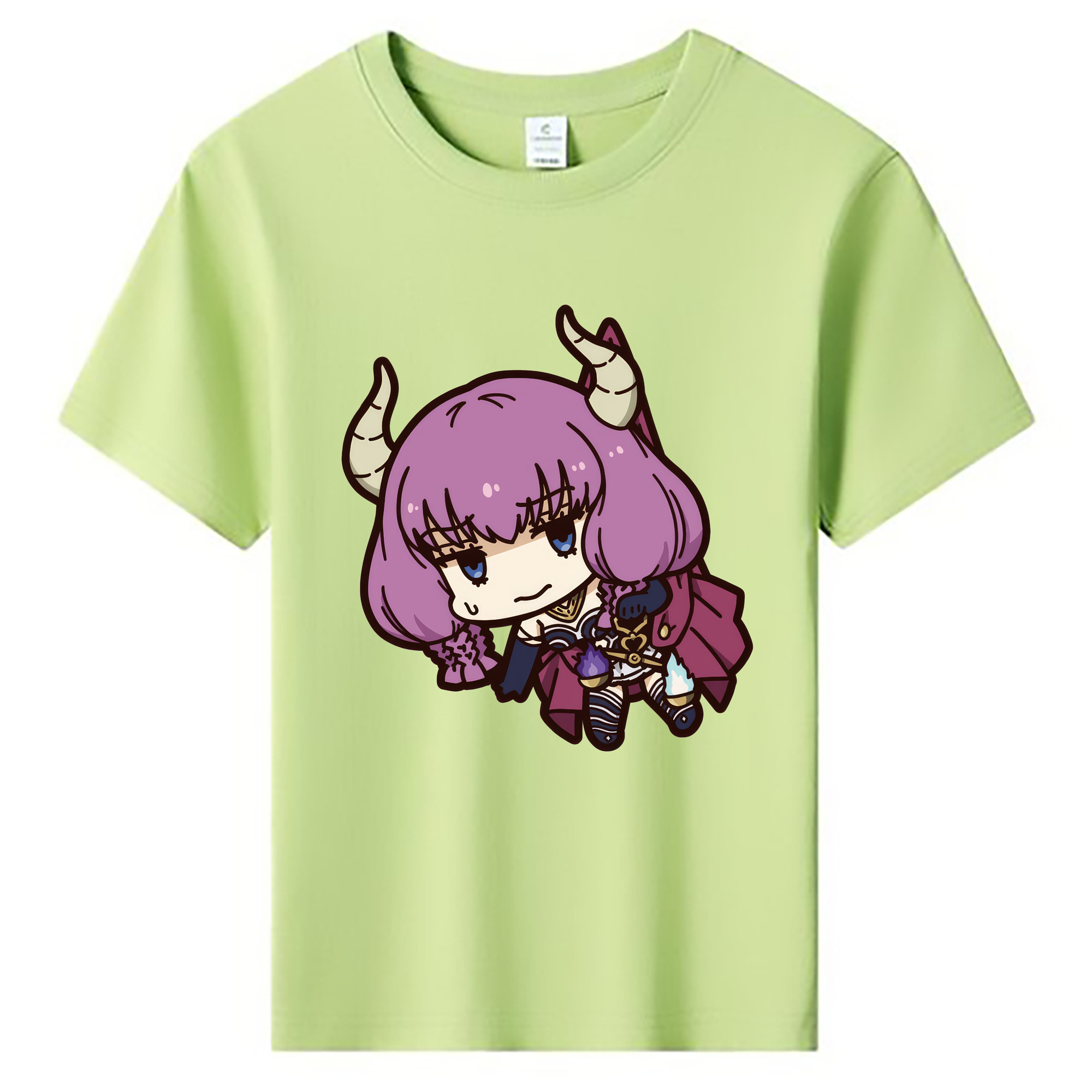 （画像用） 葬送のフリーレン Frieren 綿100％キッズTシャツ（フロントプリント）